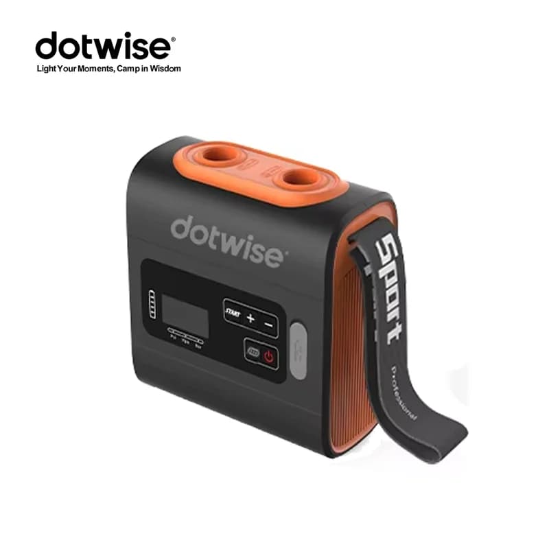 Pompa elettrica wireless DOTWISE 22PSI per campeggio all'aperto, materassini ad aria, kayak, tende gonfiabili, SUP ad alto flusso.