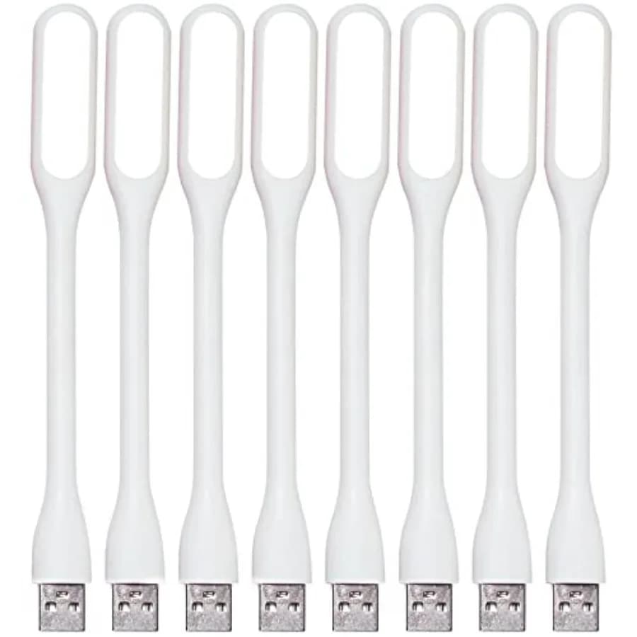 Mini USB LED Lamp, Adjustable Night Light, Compatible for Power Bank, Laptop, Notebook, Reading, Computer Keyboard USB Reading