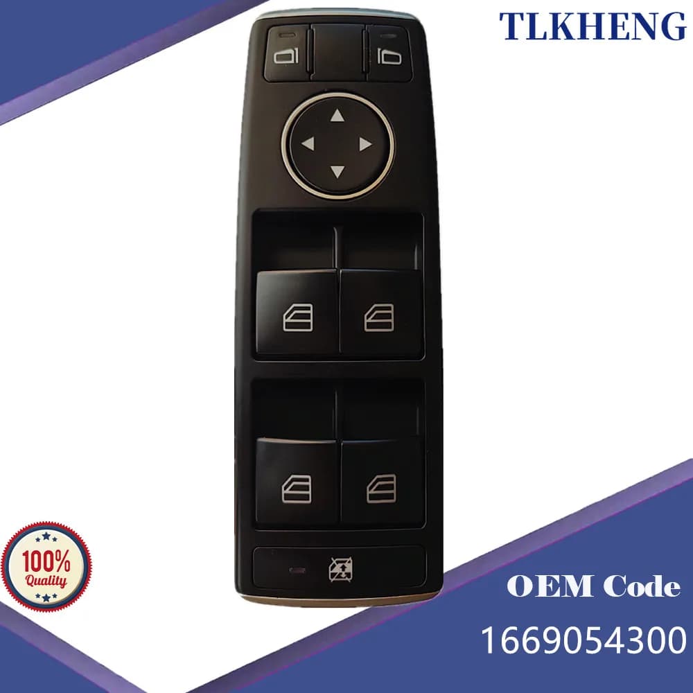 1669054300 Interruttore di comando alzacristallo elettrico Interruttore di sollevamento finestra per Mercedes-Benz W176 A160 A180 A200 A220 A250 A45 AMG, 2013-2019