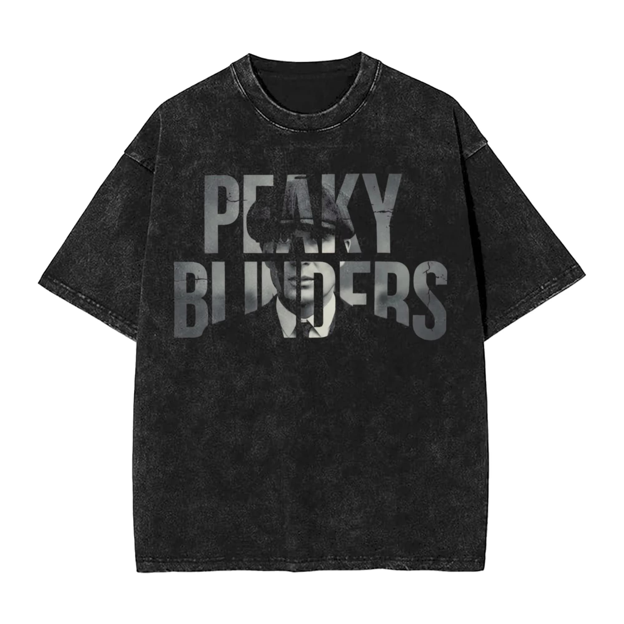 T-shirt Peaky Blinders Tommy Shelby Acid Wash per uomo e donna, nuova collezione estiva in cotone, abbigliamento casual alla moda con scollo rotondo e maniche corte.