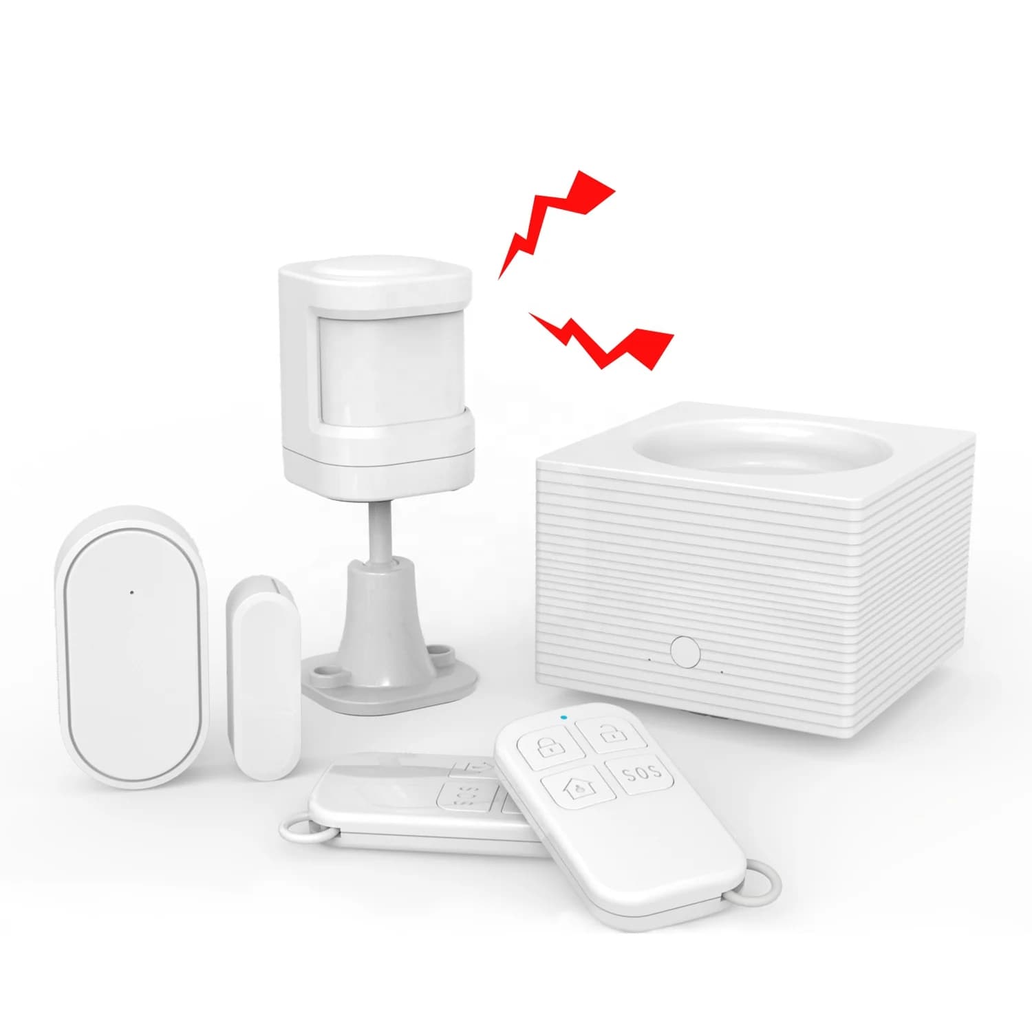 Sistema di allarme per porte e finestre con sensore Pir di movimento wireless all'ingrosso a prezzo di fabbrica