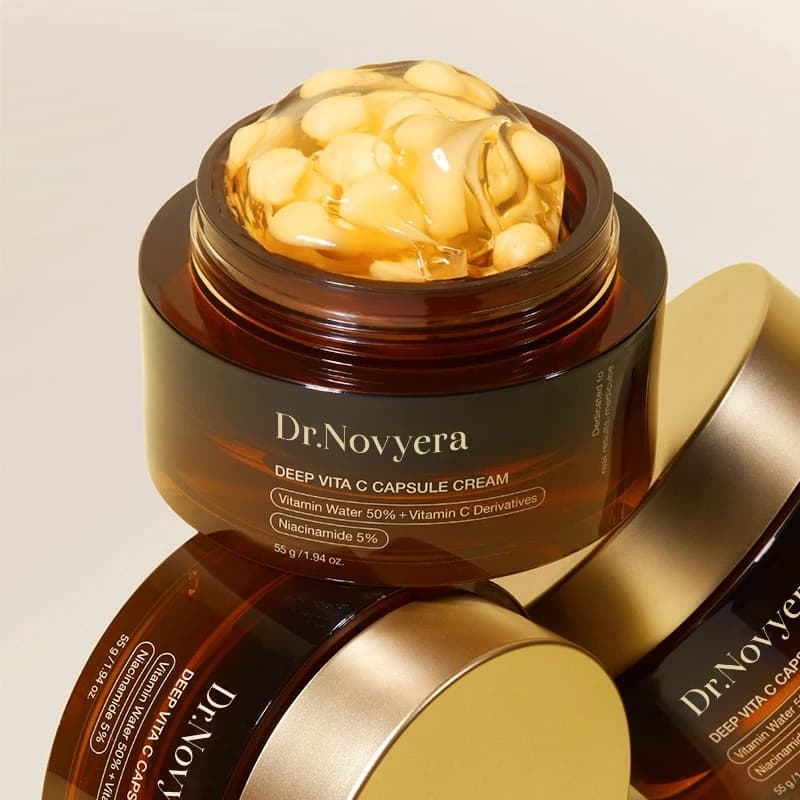 Capsula of vitamin C Moisturizing cream Transparent gel Toning cream Niacinamide gel Filling shiny moisturizing cream Korean skin care