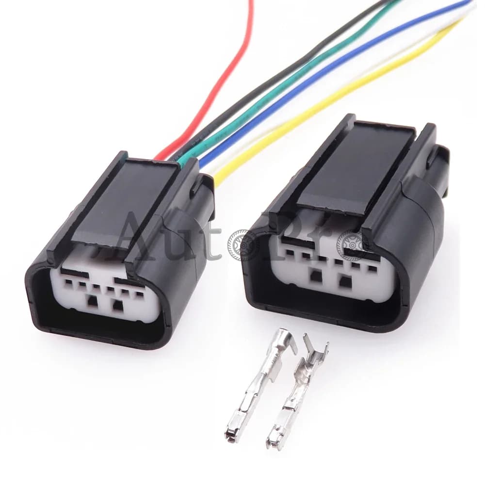 1 Set Connettore Elettrico a 6 Fori per Telecamera Posteriore Auto (RVC) con Cavo Sigillato per Ford