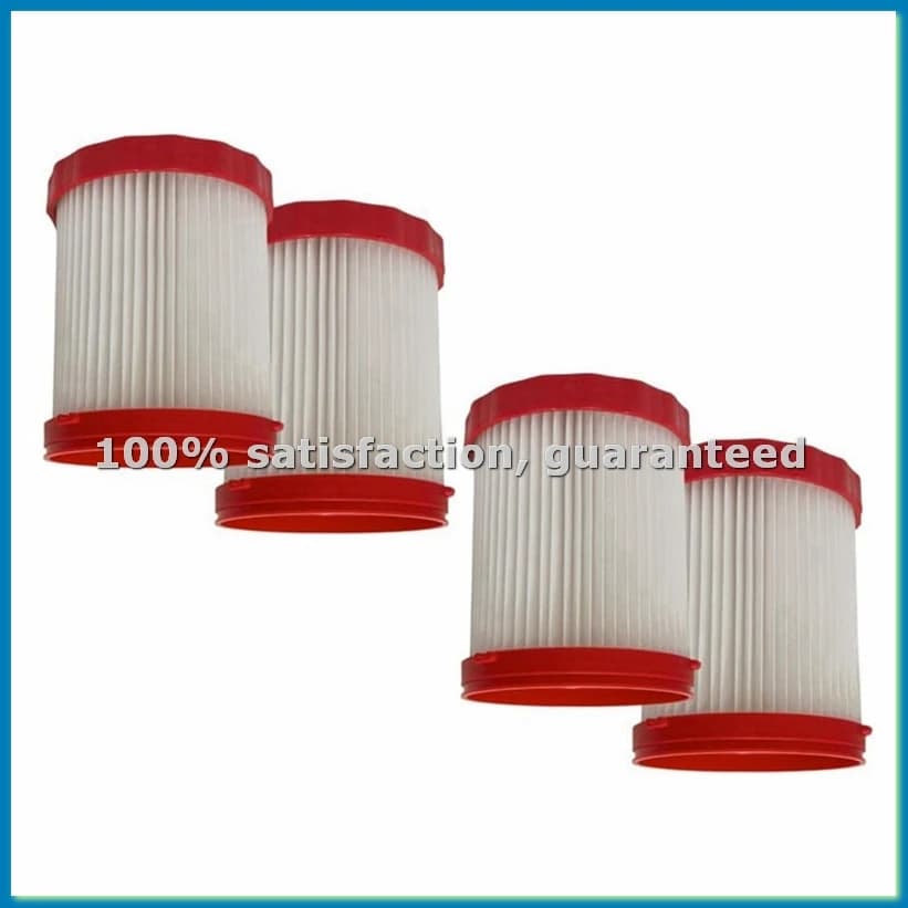 4 pezzi di ricambio per filtro HEPA VF320H per aspirapolvere a umido/a secco da 2,6 galloni 18V GAS18V-3/GAS18V-10L-ABRM