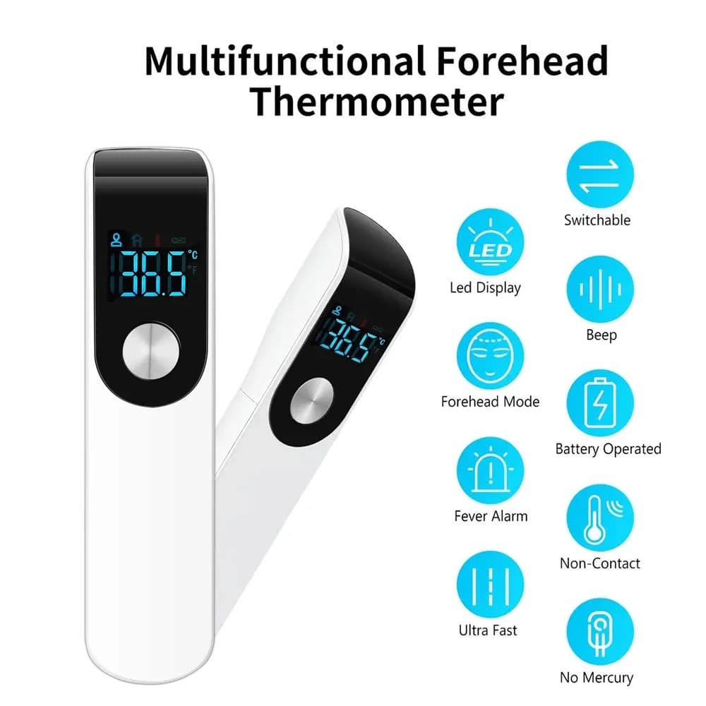 Digital infrared fever thermometer Ear thermometer for digital contactless body temperature for medical home