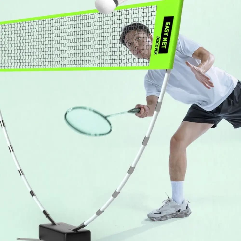 Rete da badminton regolabile in altezza Installazione semplice con borsa per il trasporto Rete da allenamento per pallavolo e tennis Piega professionale