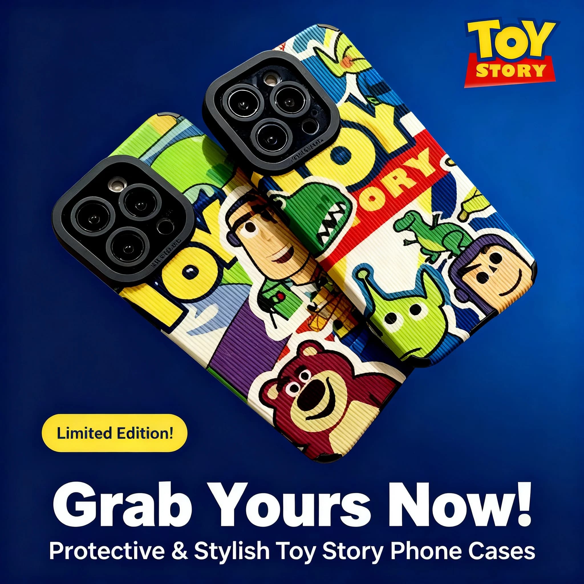 Custodia morbida in TPU Toy Story compatibile con iPhone 14 13 12 11 Pro Max XS XR 8 7 6 Plus SE 2022