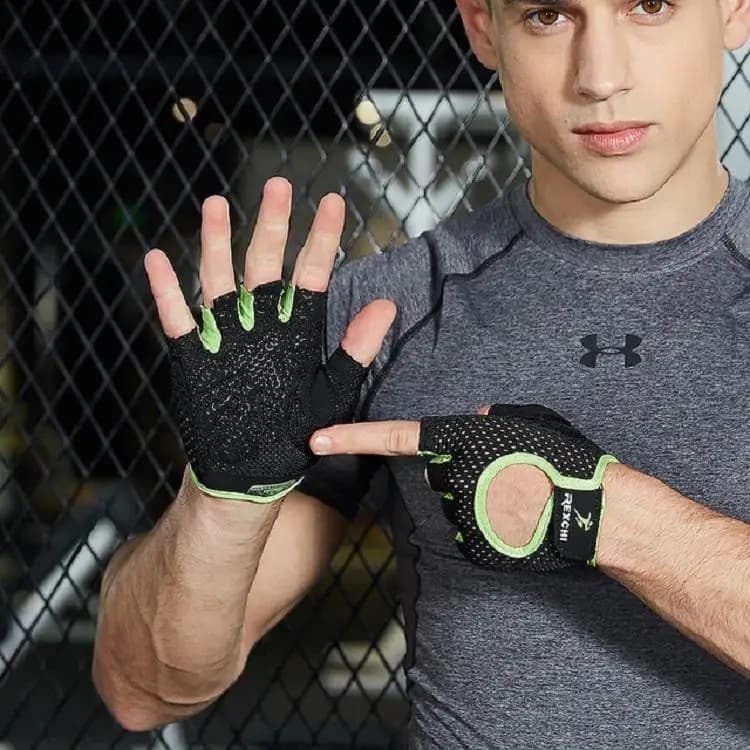 Half Finger Cycling Gloves for Men And Women Outdoor Fitness Running Hiking Weightlifting Anti-Slip Breathable Thin Design