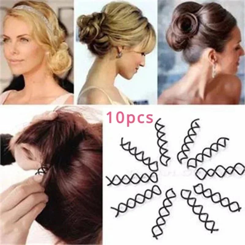10 pcs/set simple hair clips fixed headgear braided headgear from woman tools for hairstyle accessory for custom bride styling