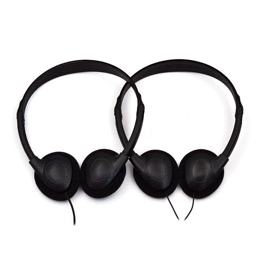 Cuffie per computer cablate da 3,5 mm senza microfono Cuffie da gioco con cancellazione del rumore Sport Auricolari MP3 Cuffie stereo cablate universali