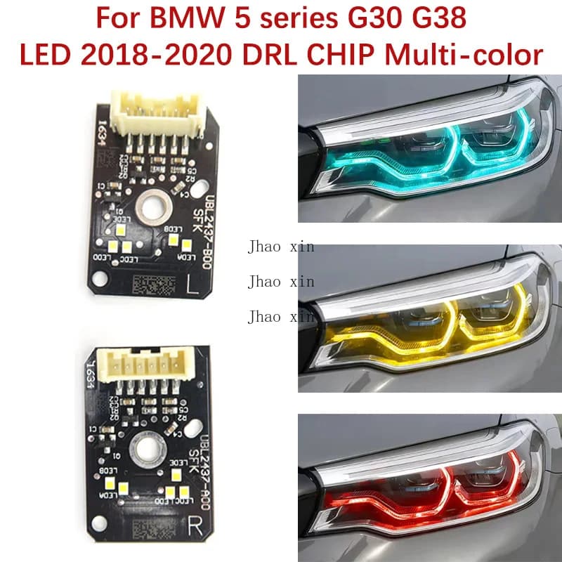 Zavorra Angel Eye Faro Dell'automobile DRL CHIP Per BMW Serie 5 G30 G38 Giallo Limone Ghiaccio Blu Rosso LED 18-2020 63117214939 63117214940