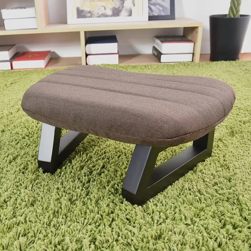 Handmade Meditation Stool Bench with Removable Fabric Cushion Cover, Kneeling Seat for Yoga & Spiritual Wellness