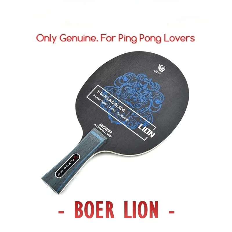 Original BOER LION Table Tennis Blade Carbon Racket Allround Type Ping Pong Bat Paddle
