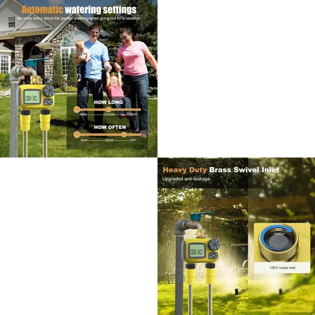 F19B Intelligent Auto Sprinkler Timer Wiring Dispositivo Irrigazione automatica per piante da interno e giardini esterni