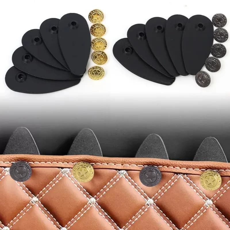 Fixing buckles for car mats Clips for seam of the car door Poggiapiedi for car Anti-slip side fixing buckle Automatic fixing for mat