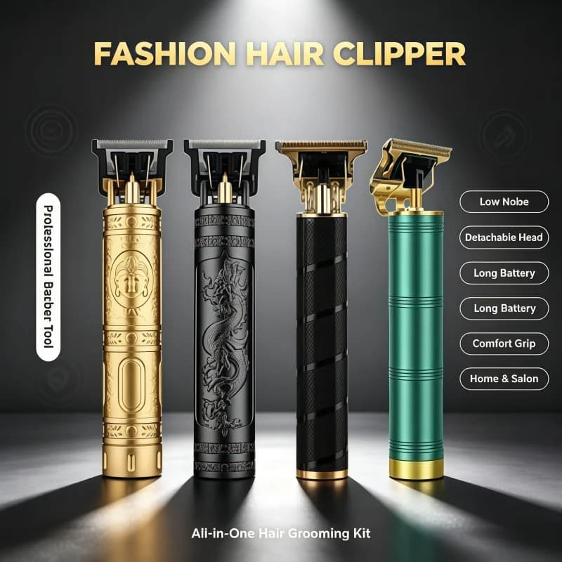 2026Hot vintage T9 electric hair clipper professional men's shaving tool beard trimmer face trimmer gentle hot air shaving