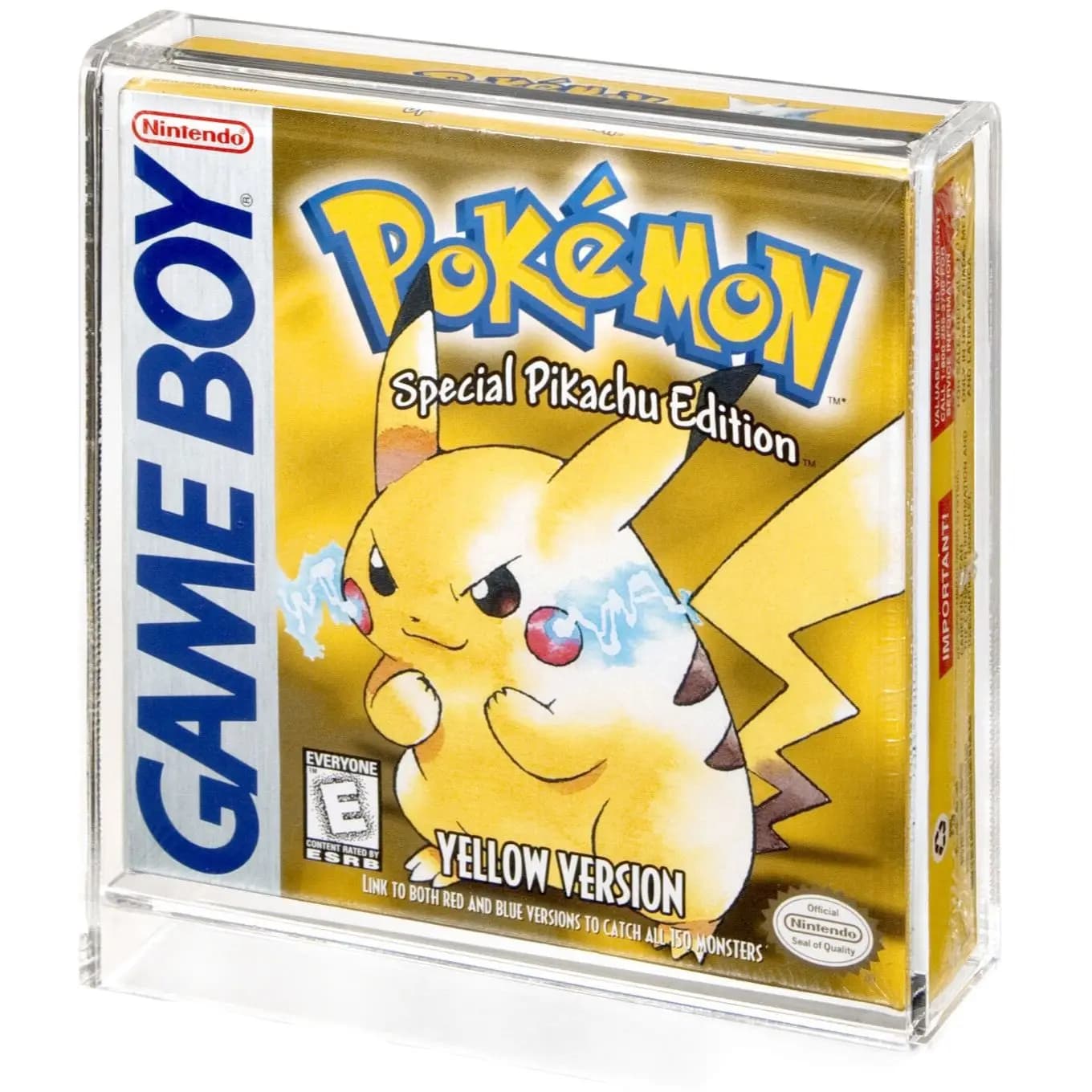 Custodia protettiva in acrilico trasparente di lusso Game Boy Box Protector Custodia trasparente per carte Display per Pokemon Nintendo GameBoy Box