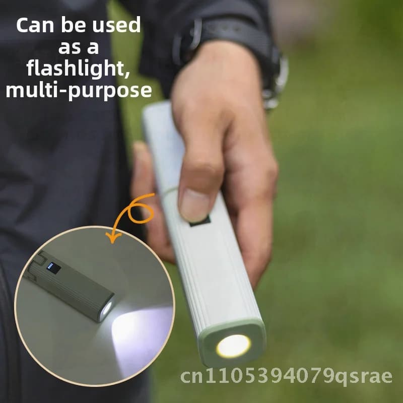 Lampada da campeggio a LED pieghevole per esterni Baldacchino per tenda multifunzionale con design a quattro foglie a lunga resistenza per l'illuminazione dell'atmosfera