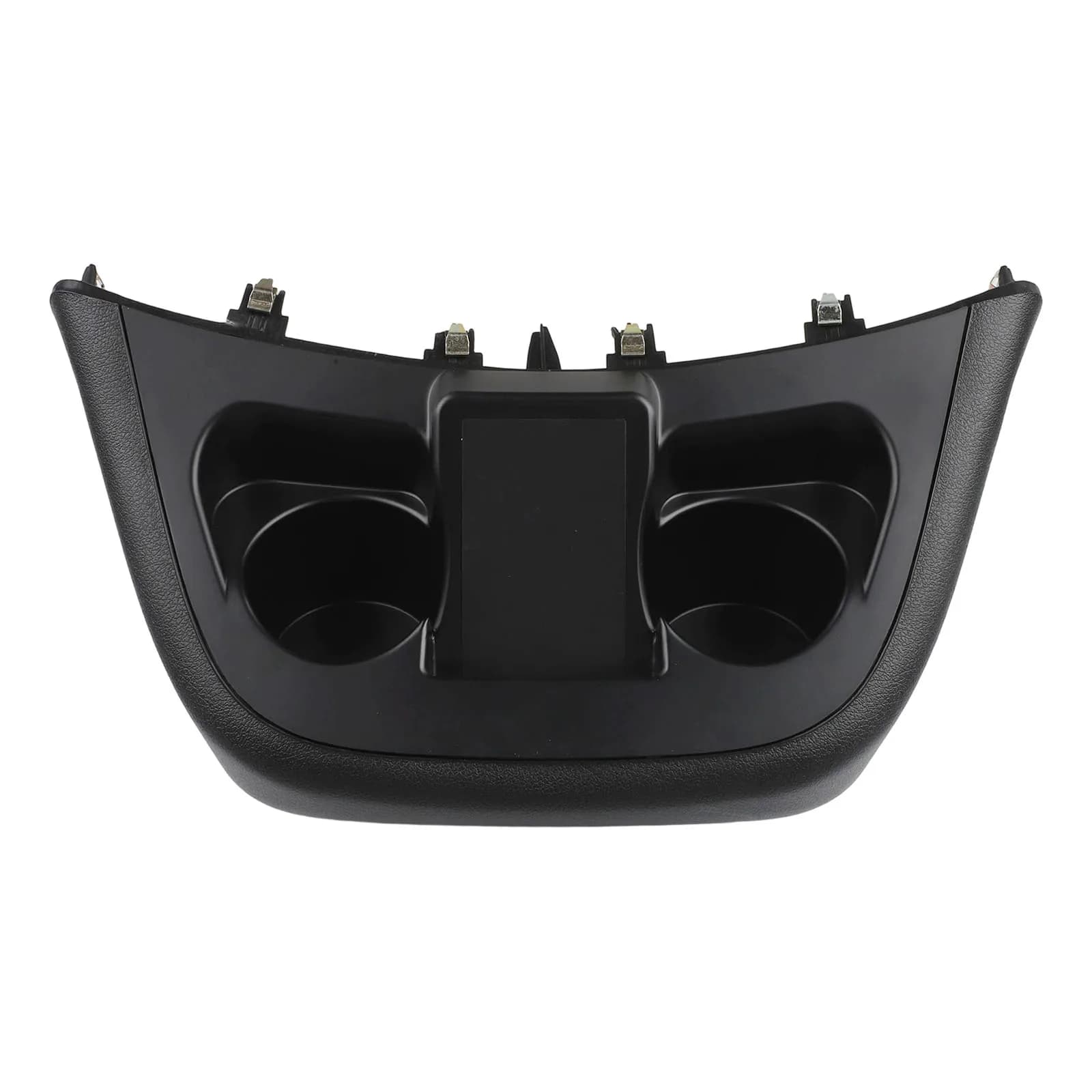 Pannello portabicchieri nero di ricambio per accessori per veicoli Pannello portabicchieri in ABS per organizer per auto Resistente all'usura e non deformazione