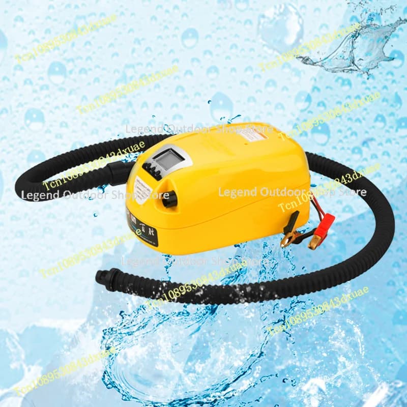 Electrical High Pressure DC12V Electric Air Pump Inflatable Boat Dinghy Raft Sup Surf Board Stand Up Paddle Kayak Canoe GP-80