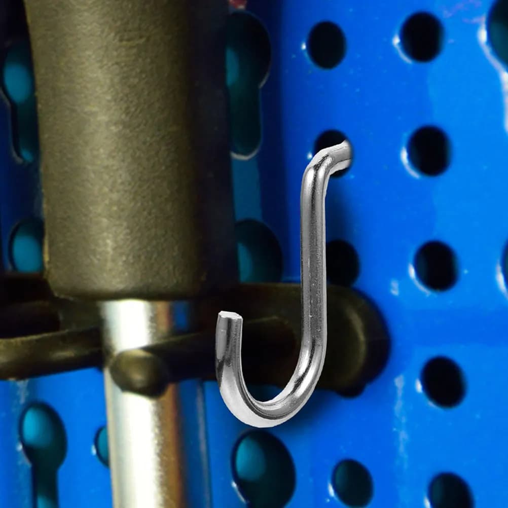 24 PCS Hooks for Peg Hanging Hole Pegboard Heavy Duty Accessories Boards