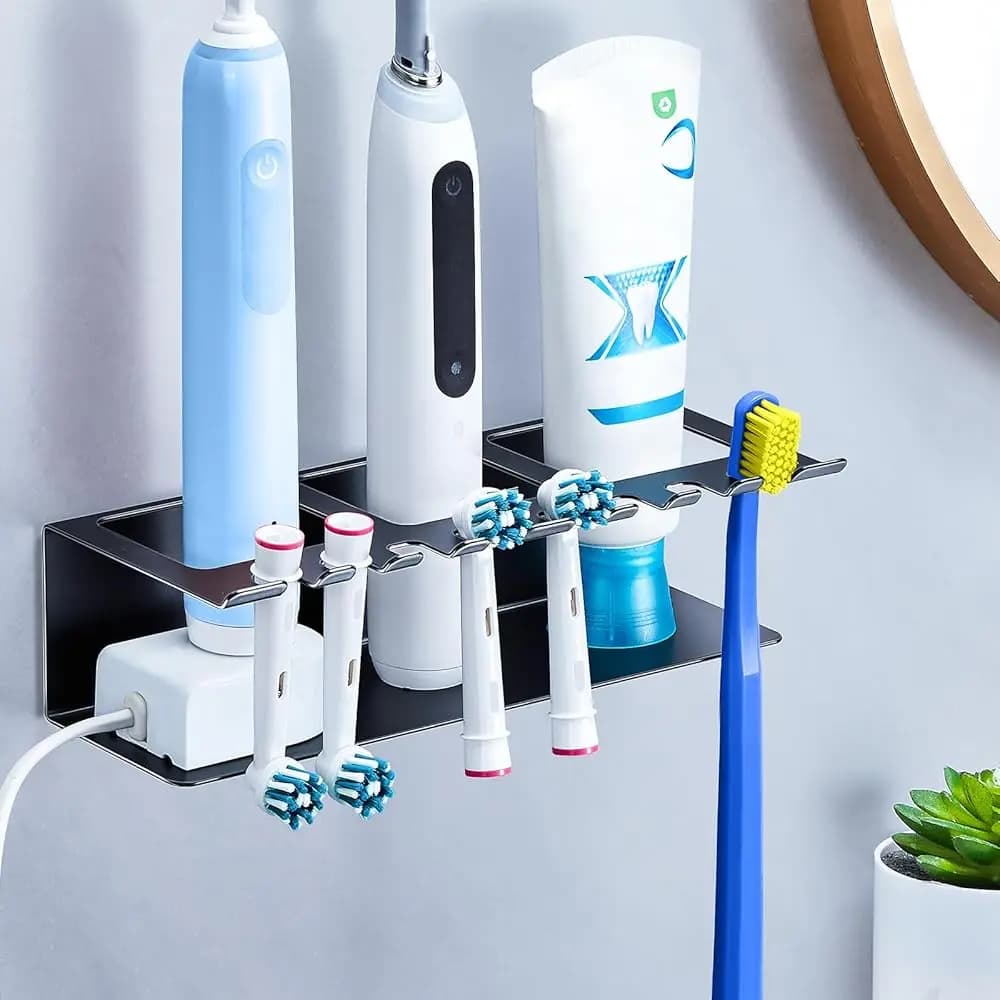 Supporti per Testine di Spazzolini Elettrici, Supporti da Parete per Spazzolini Elettrici, Supporto per Testina Elettrica da Doccia, Porta Spazzolino e Accessori