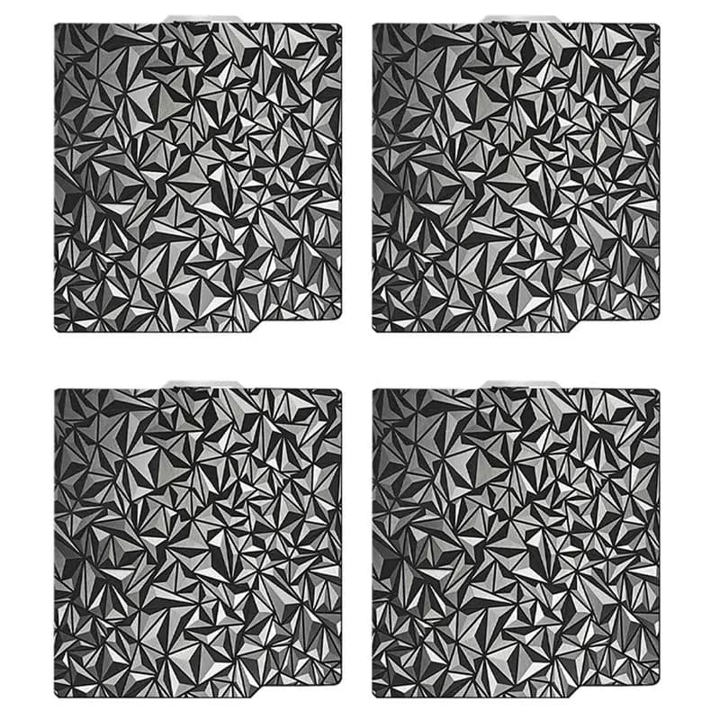 Piastra di stampa 3D ABRW-4X PEO PET per stampanti 3D Bambu-Lab X1/X1C/X1E/P1P/P1S/A1, superficie in PEO+Fibra di Carbonio PET 257x257mm