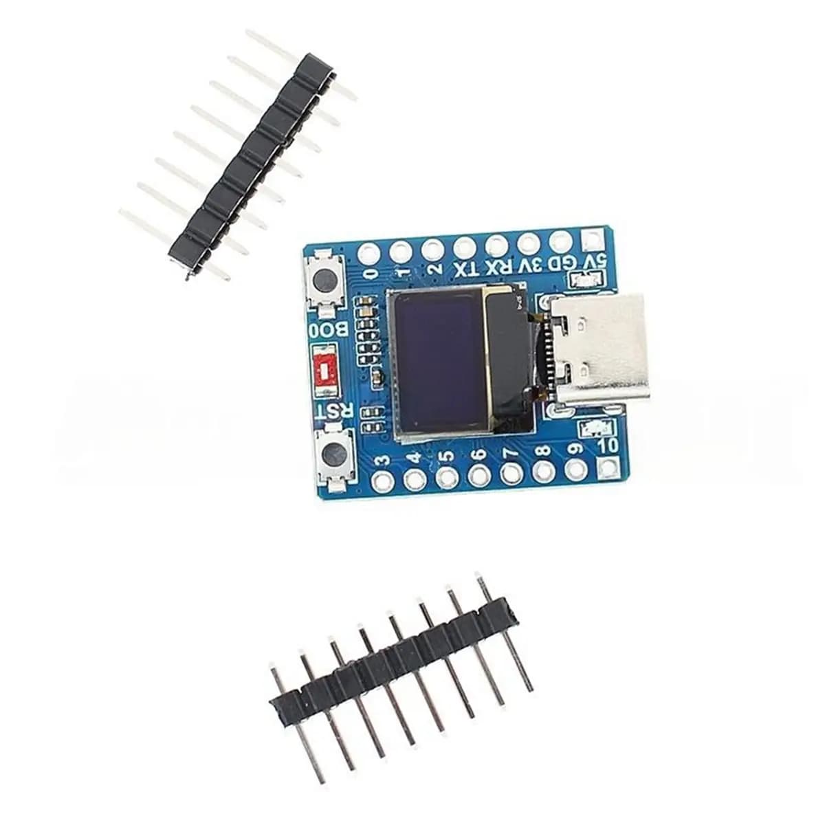 [ABDH] Scheda di sviluppo ESP32-C3 OLED con display da 0,42 pollici e antenna ceramica integrata, compatibile con WiFi e Bluetooth ESP32 SuperMini