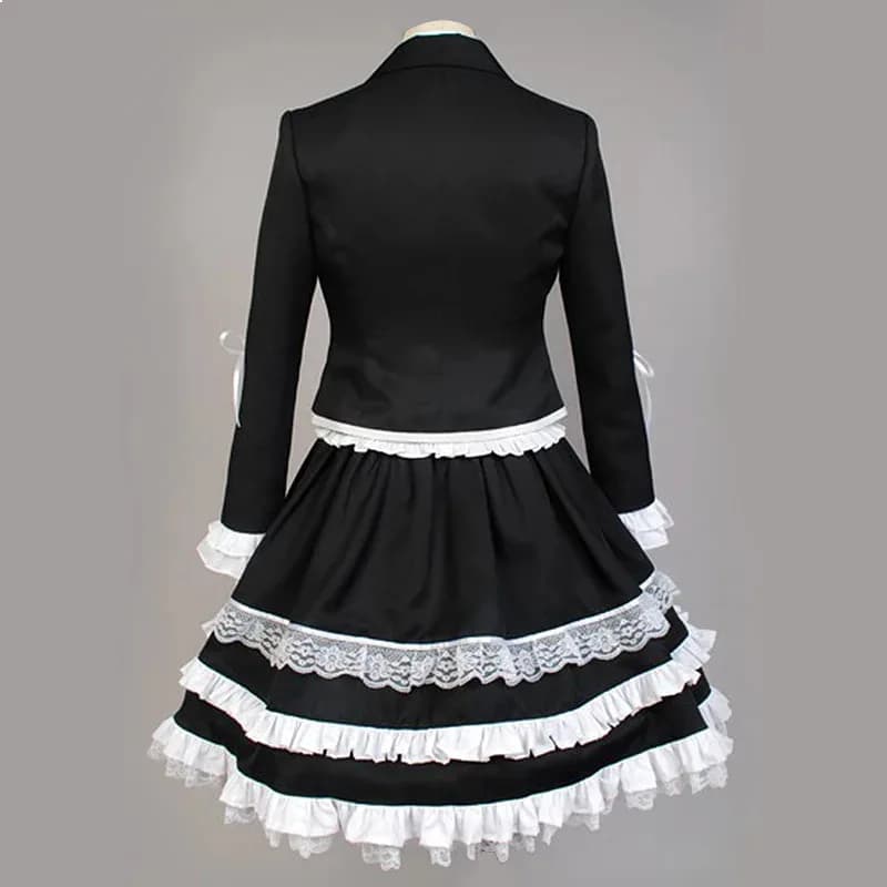 Yasuhiro Taeko Costume Cosplay Danganronpa Celestia Ludenberg Wigs Woman Lolita Uniform skirt Halloween party dresses; 2'd,5.h;