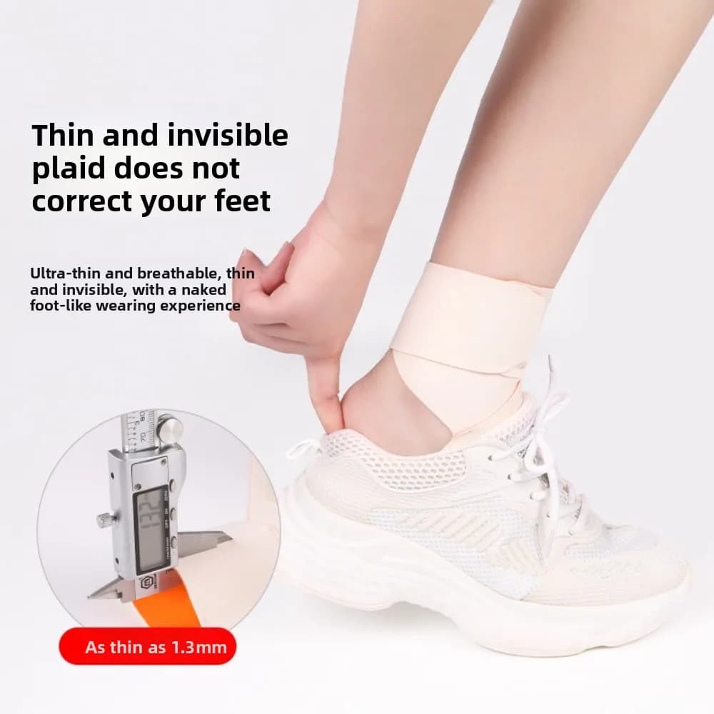 Supporto per Caviglia Ultra-sottile, Protezione Elastica Anti-Tensione, Fascia Traspirante per Uomo e Donna