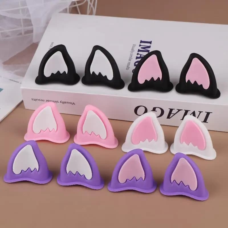 Cat Ear Decorations for Bike Helmet Ear Accessories for Scooter Helmet Bike Sticker Bike Skateboard