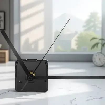 1Set Silent Clock Mechanism Kit Precise Timing Replacement Battery Operated Movement Clock Repair Parts Kit for Wall