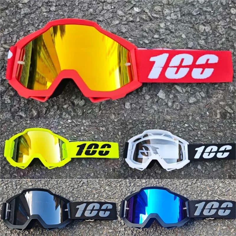 100 occhiali da sci leggeri e portatili, antivento, antipolvere, protezione per gli occhi per sport invernali all'aperto sulla neve