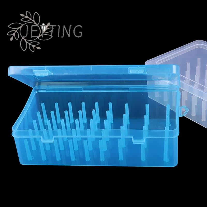 Box Transparent 42 Parts for Sewing Threads, Organizer for Needles and Spools, Accessories for Sewing ♪