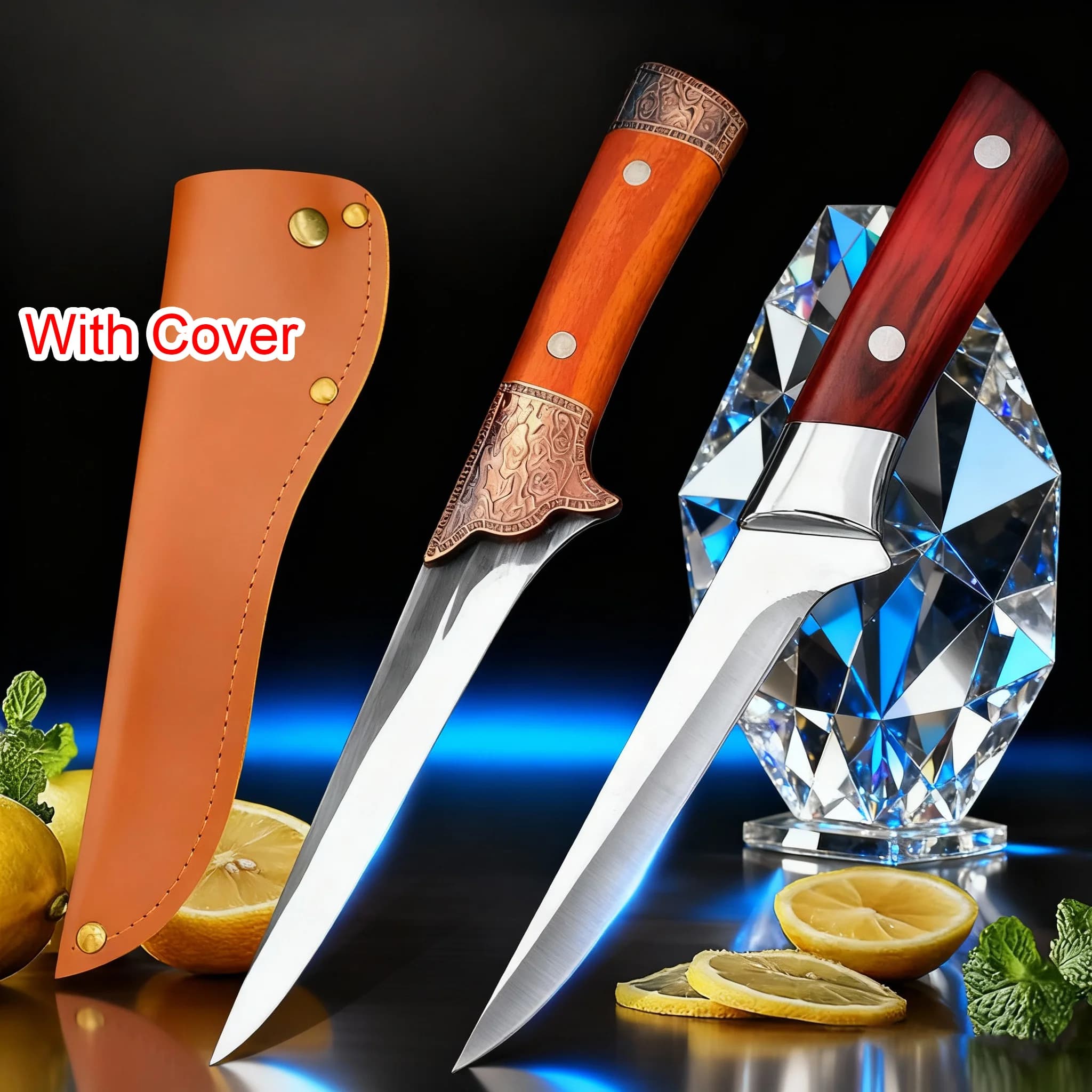 Coltello da carne professionale per barbecue da cucina coltello da carne coltello disossato per uso domestico coltello da carne in acciaio inossidabile manico in plastica, utensili da cucina
