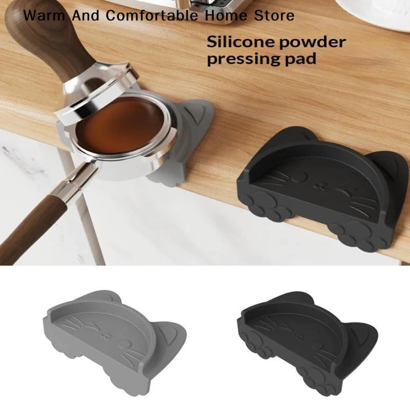 【W】1Pcs Silicone Tamper Station Espresso Tamping Mat Waterproof And Heat Resistant Portafilter Mat Espresso Machine Accessory