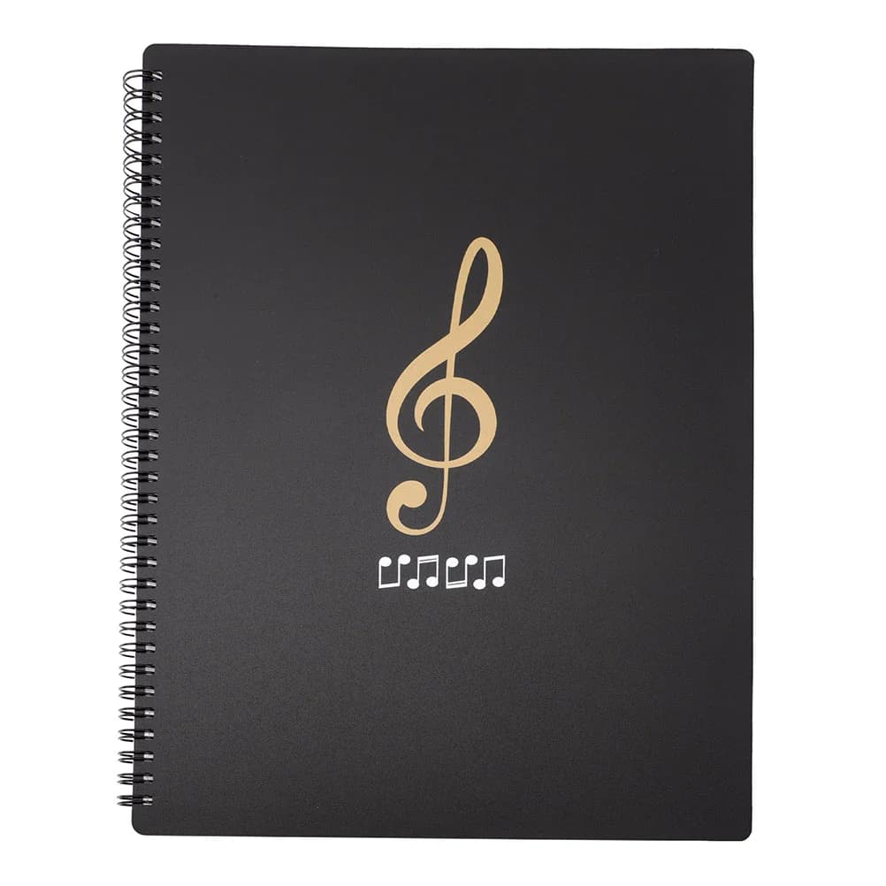Cartella per spartiti musicali in formato A4 Raccoglitore per fogli di pianoforte Ganizer per documenti File di carta per strumenti Parti di chitarra Accessori Studio