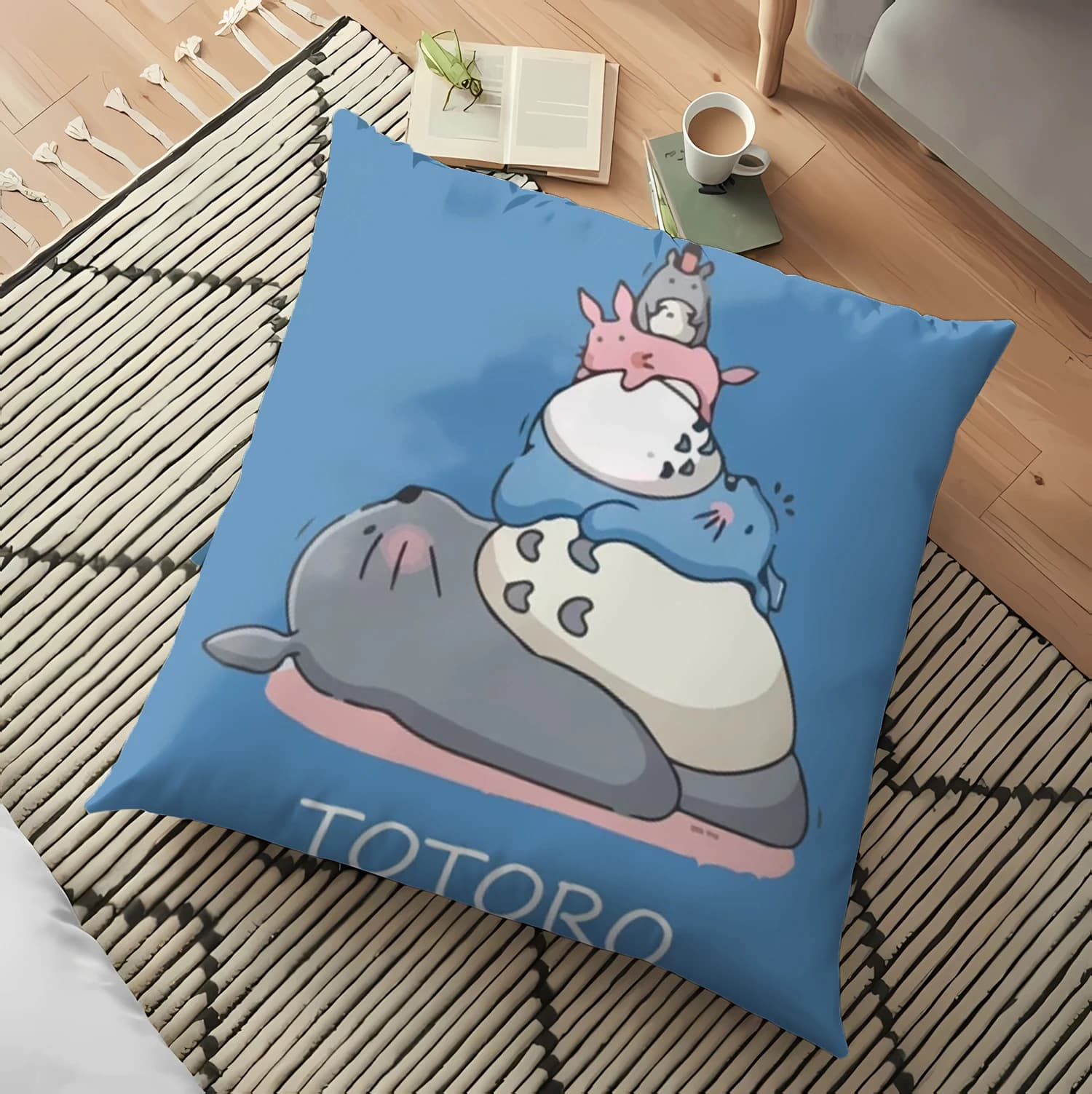 Totoro Pillowcases Anime Cartoon Pillow Covers Fashion Pillow Cases Man Woman Kawaii Bedroom Room Home Decoration Home Gift New