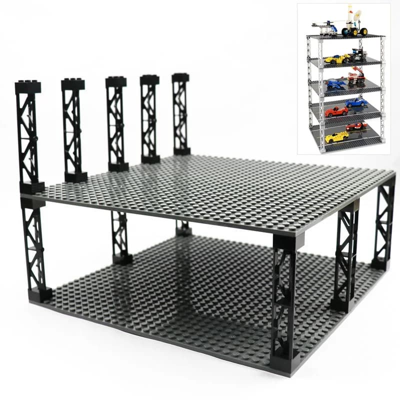 Pilastri MOC City da 8 pezzi per piastra base per blocchi di costruzione, accessori fai da te base militare, compatibili con le principali marche, regalo per bambini