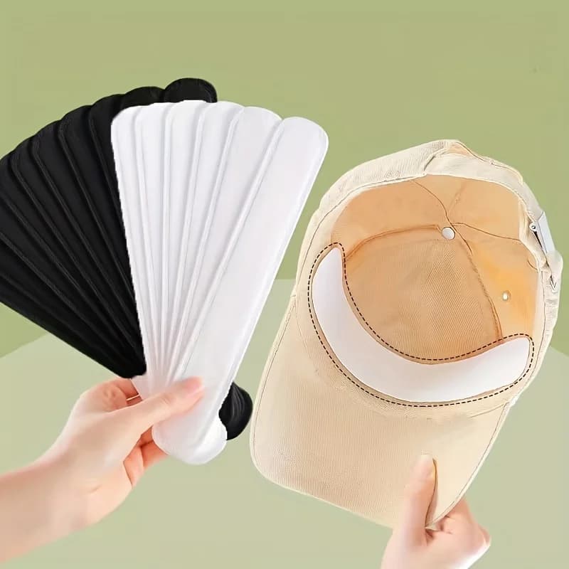 20pcs Set of Disposable Sweat Absorbing Pads | Hat Brim Sweat Pads | Collar Protectors | Sports Essential | Shirt Sweat Pads