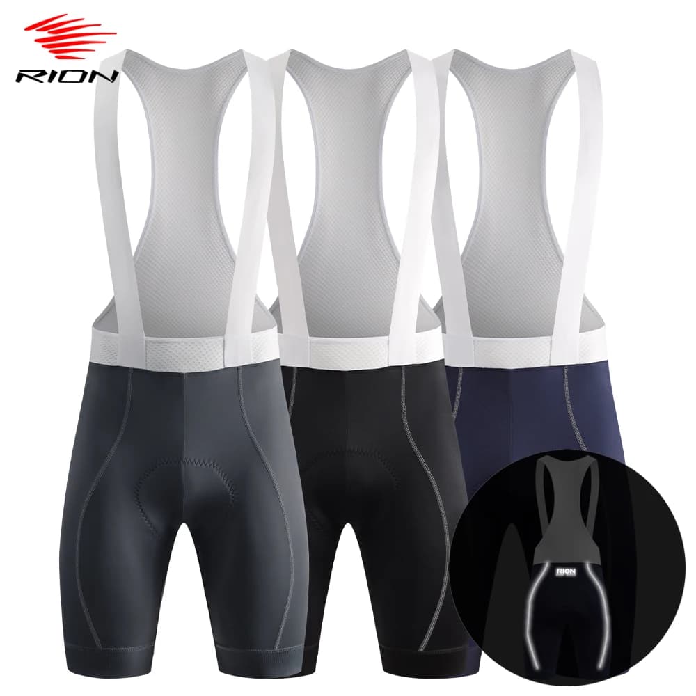 RION Cycling Shorts for Men DOLOMITI 8H/5H Breathable for Road Bike and MTB Cycling Clothing