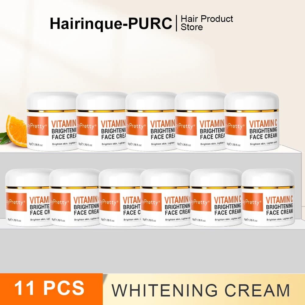 JoyPretty vitamin C cream for face removal of dark spots dissolve hyaluronic acid moisturizing whitening cream products for skin care