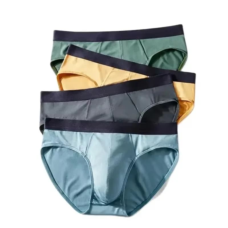 7A 60S Slip da uomo Morbida modale Mutandine maschili Accogliente elastico Mutande maschili Pantaloncini Grado Antibatterico Biforcazione Biancheria intima sexy da uomo
