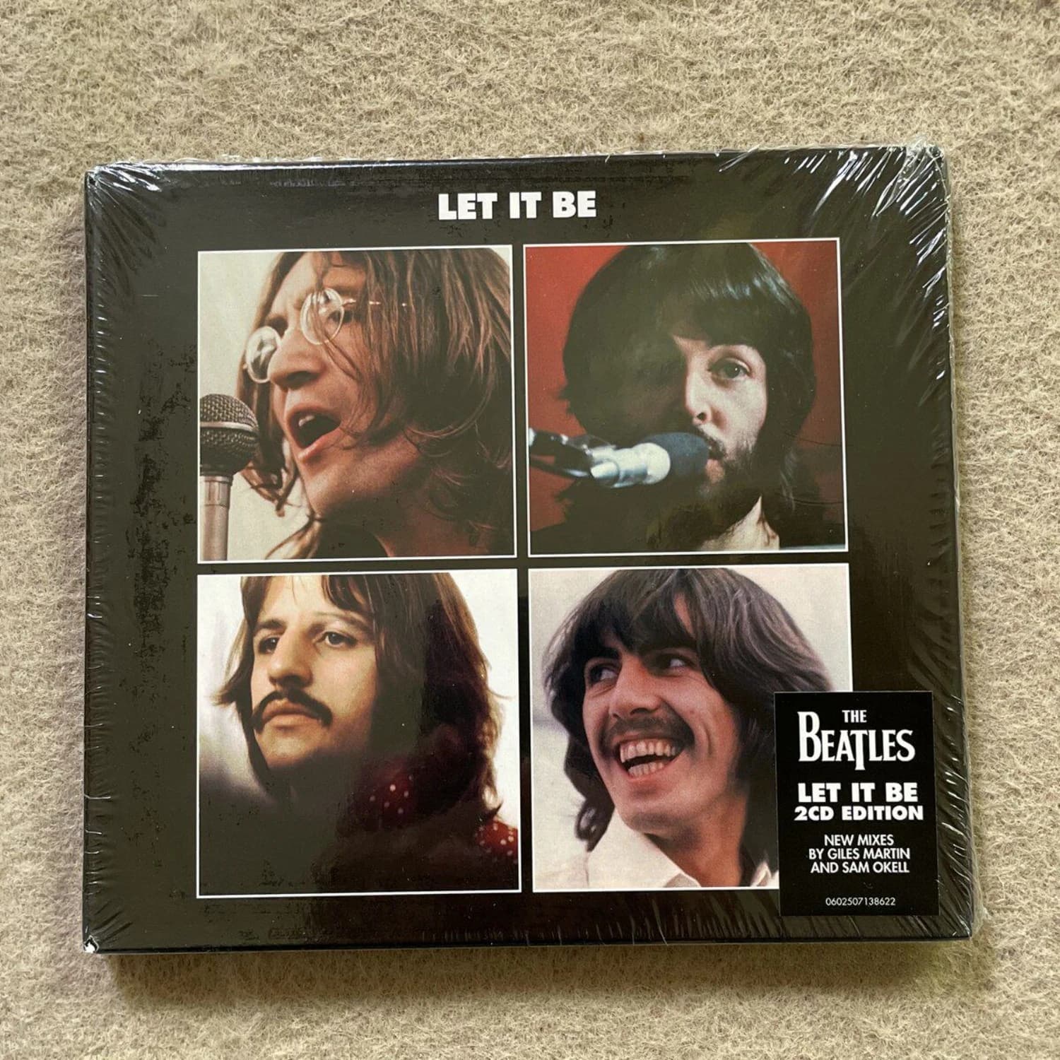 Rara Edizione Sigillata dei Beatles 'Let It Be' 2CD, Classico Rock Pop, Audio CD con Suono Digitale Nitido, Oggetto da Collezione per Fan, Decorazione Artistica per la Casa