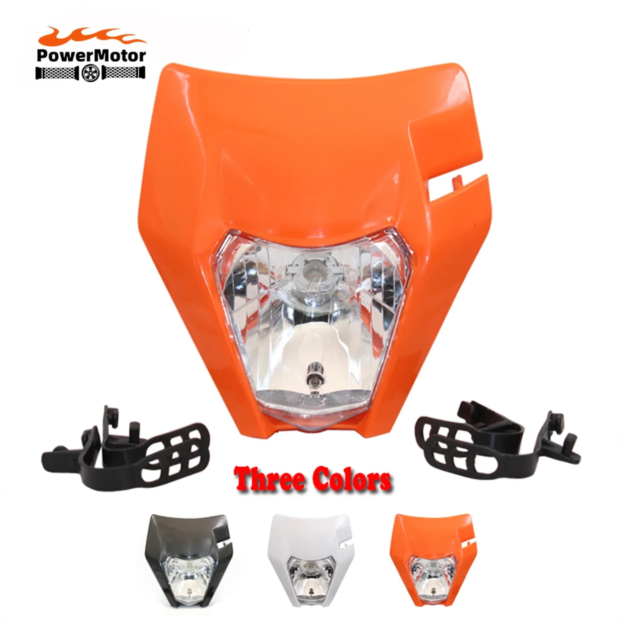 Motocross Headlamp Halogen HeadLight for KTM EXC EXCF SXF SX XC XCW XCF XCFW 125-530 Motorcycle Supermoto Lighting Accessory
