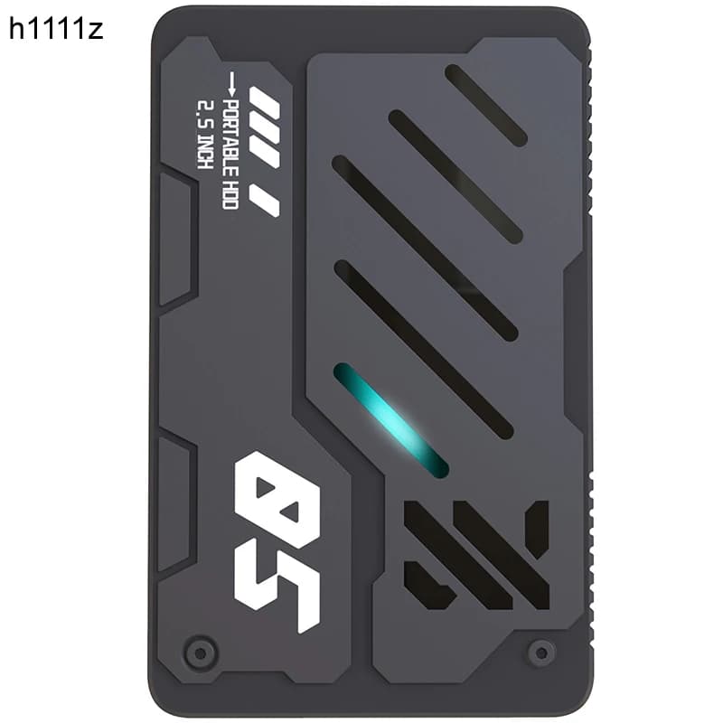 Disco rigido esterno portatile 160G/250G/320G/500G/750G/1TB HDD Mecha Style RGB Disco di archiviazione USB 3.0 Tipo-C per PC PS4 PS5 Laptop