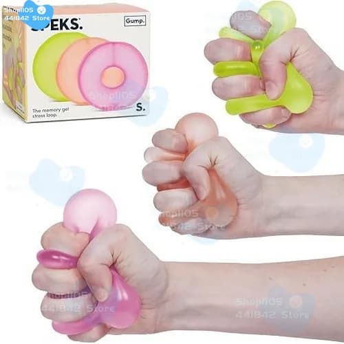 2026 Speks Gump Loop Pressure Ball, Anello Antistress Sensoriale Morbido in Gel, Giocattolo Squishy per Bambini e Adulti