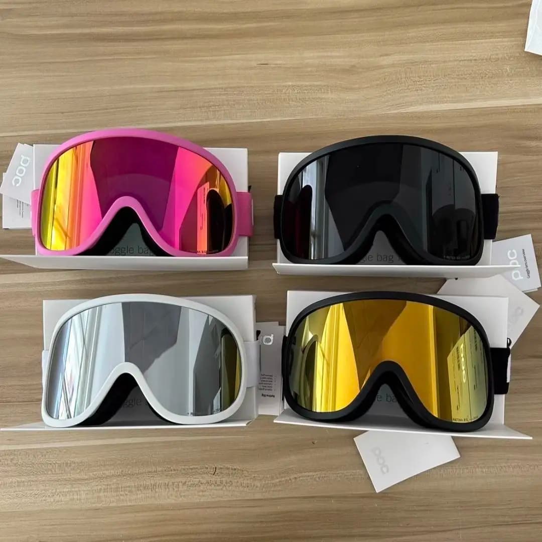Ski Glasses.goggles Lenses Withmagnetieattraction Function.High Definition Anti-Fog Ski Goggles