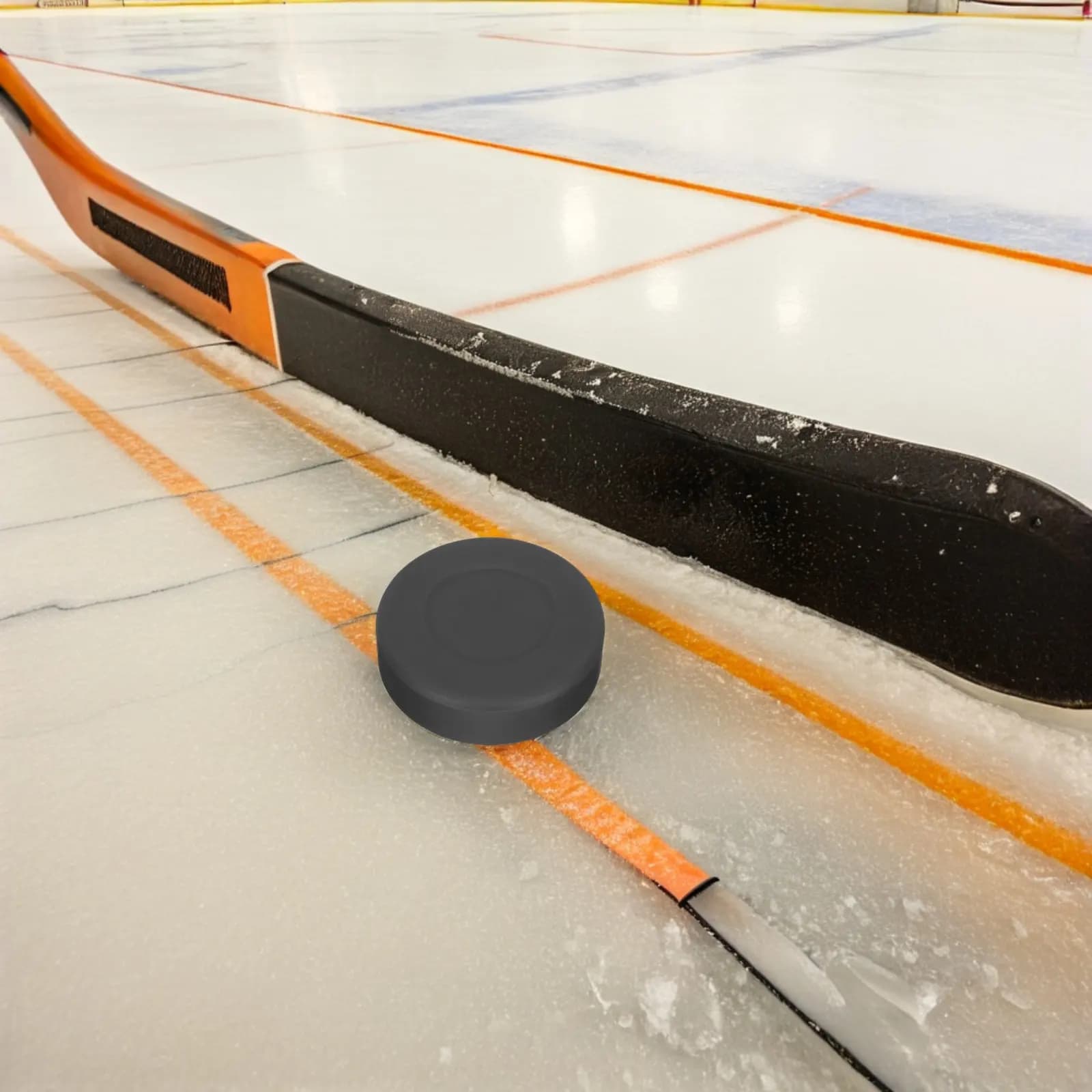 Set di 6 Dischi da Hockey su Ghiaccio Opachi per Allenamento, Puck in Gomma a Basso Rimbalzo, Attrezzatura per Esercizi di Pattinaggio Indoor e Outdoor, Accessori Hockey