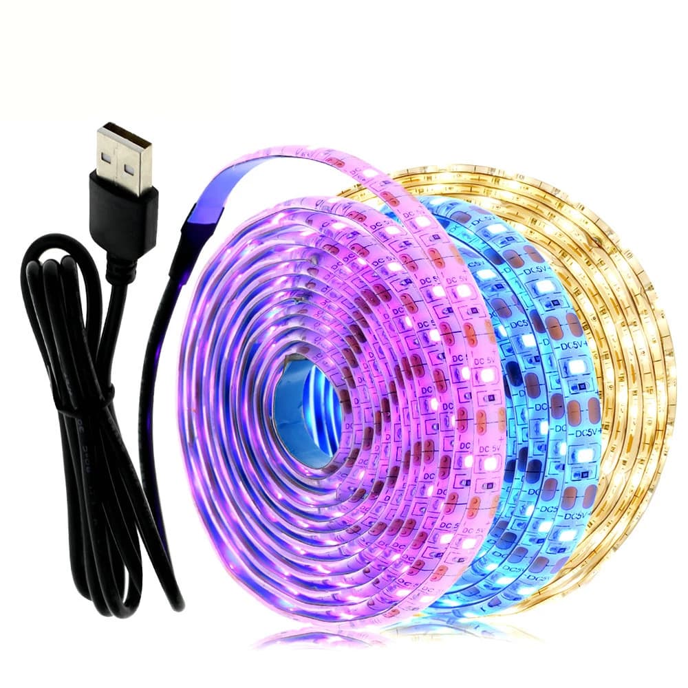 5V USB Led Strip Lights matrimonio Ramadan decorazione 2023 camera da letto armadio illuminazione della stanza decorazioni per la casa campeggio TV lampade da parete luce al Neon